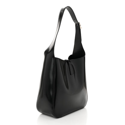 Saint Laurent Patent Small Le 5 A 7 Supple Hobo Black 4 of 11