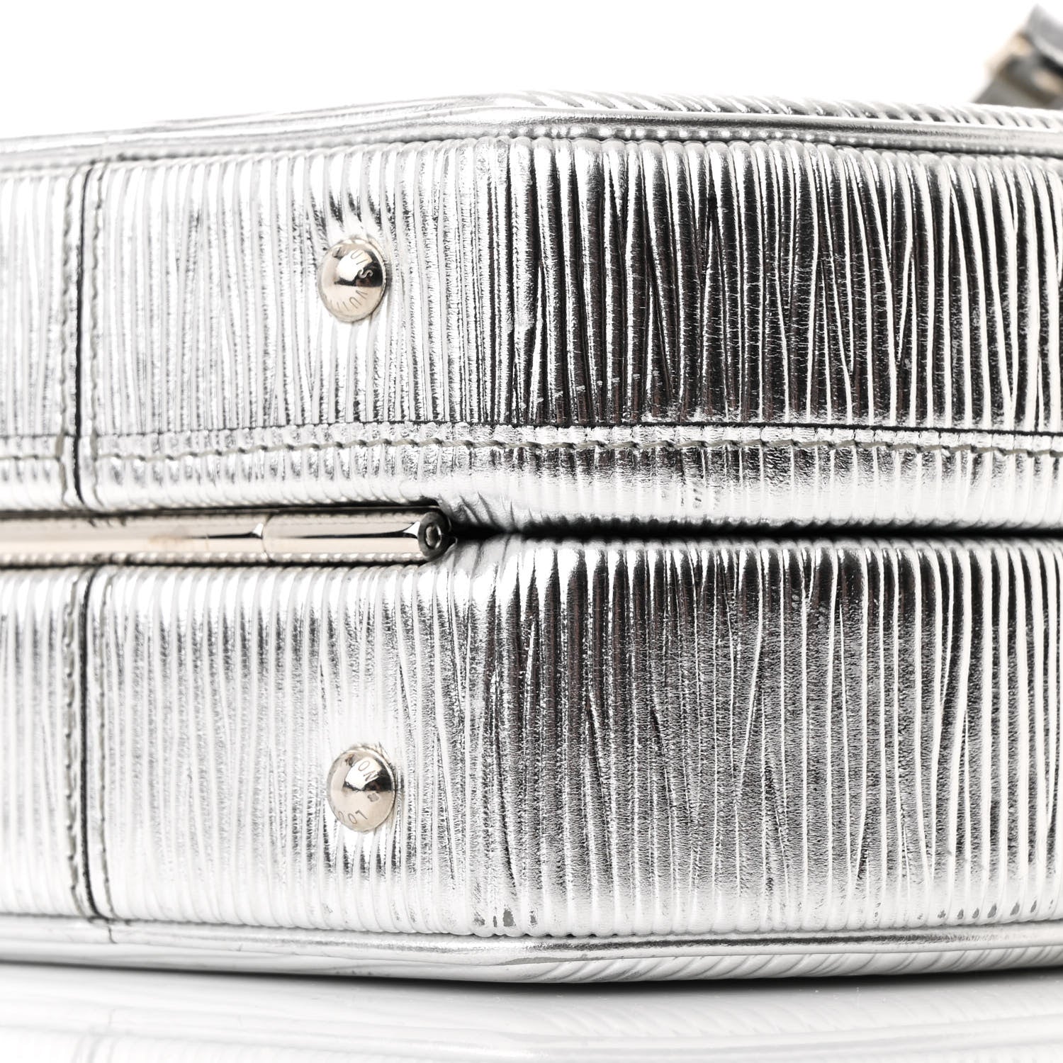 Louis Vuitton Metallic Epi Petite Boite Chapeau Silver 9 of 10