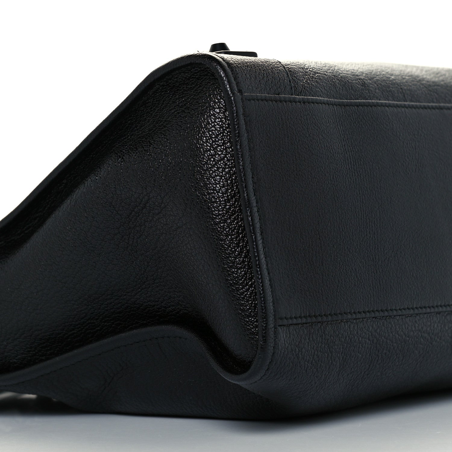 Balenciaga Shiny Grained Goatskin Black Metallic Edge City Black 5 of 10