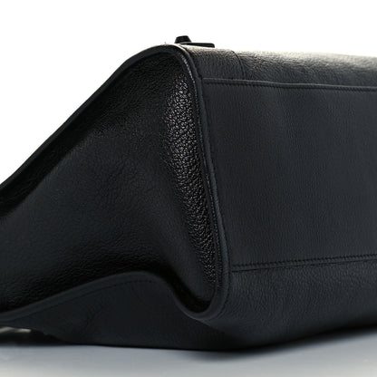 Balenciaga Shiny Grained Goatskin Black Metallic Edge City Black 5 of 10