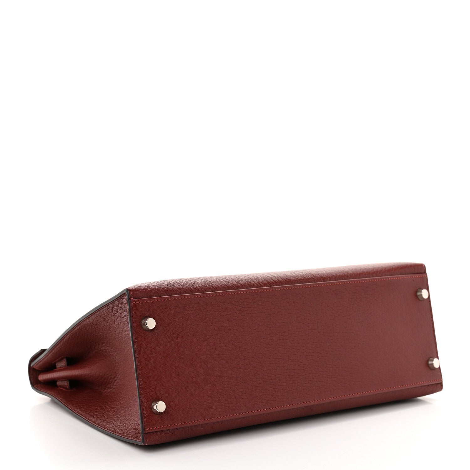 Hermes Chevre De Coromandel Kelly Sellier 32 Rouge H 4 of 12