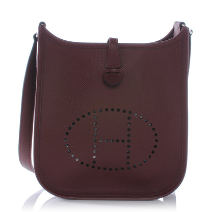 Hermes Veau Epsom Evelyne TPM Rouge H 1 of 7