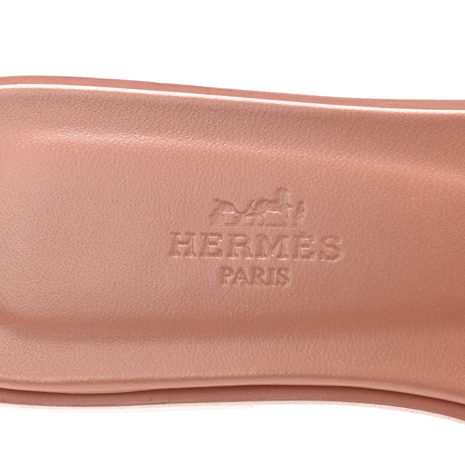 Hermes Epsom Oran Sandals 35 Rose Aube 6 of 7