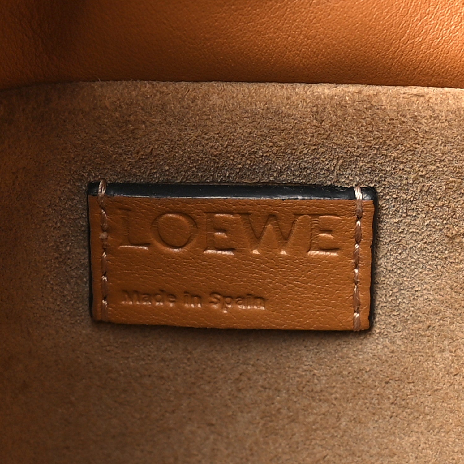 Loewe Nappa Flamenco Mini Knot Clutch Warm Desert 6 of 10