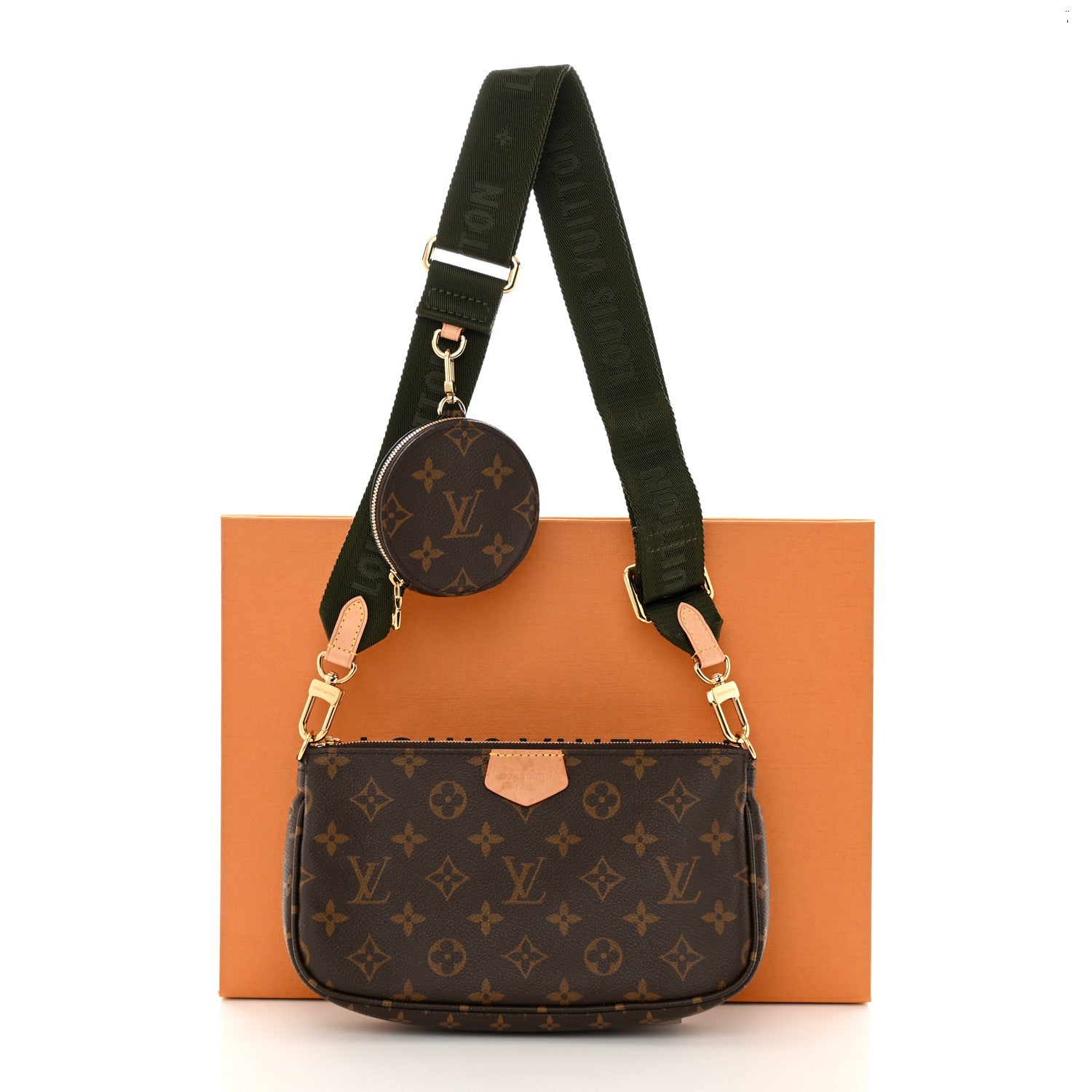 Louis Vuitton Monogram Multi Pochette Accessories Large Pochette Kaki 10 of 10