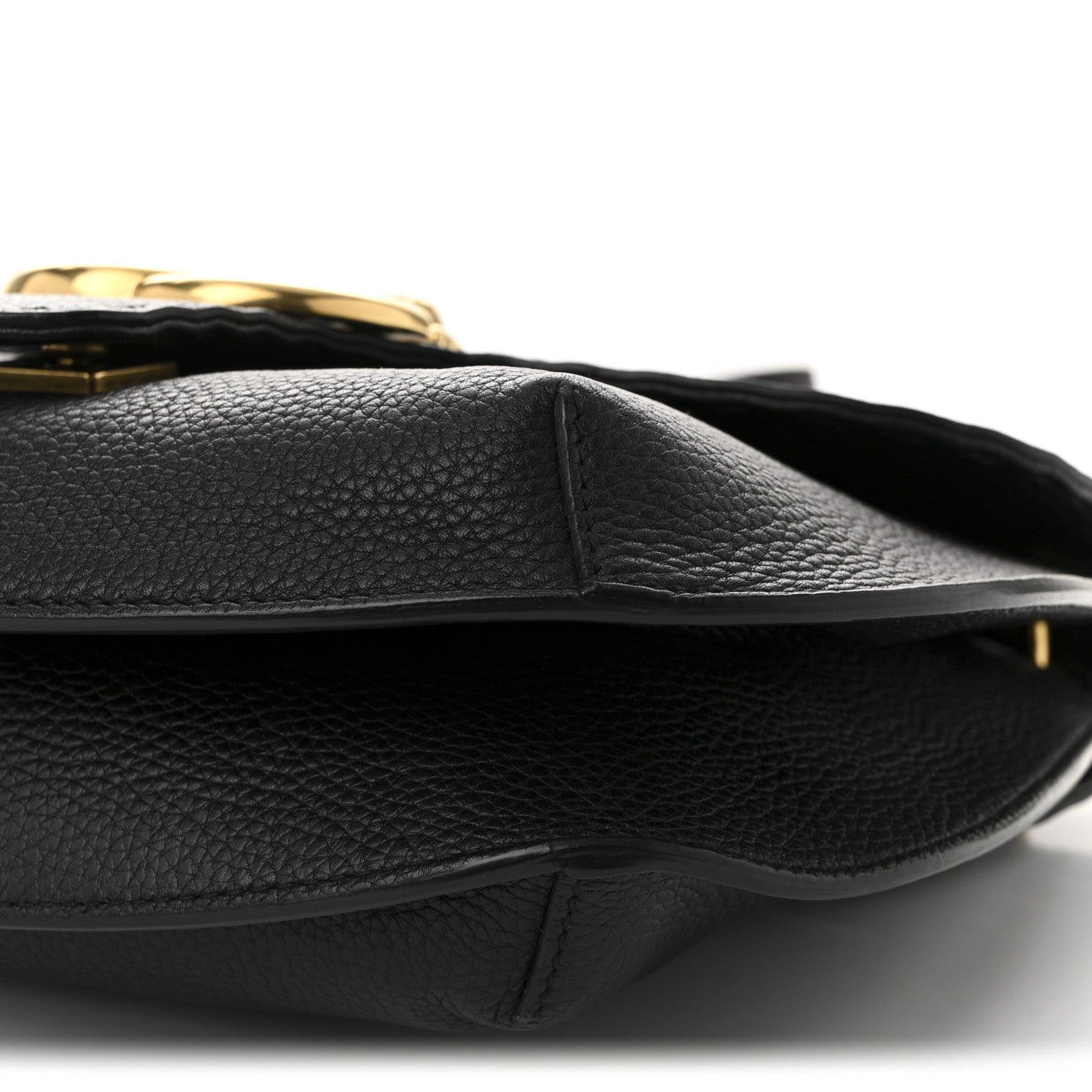 Gucci Cellarius Calfskin Feline GG Marmont Flap Shoulder Bag Black 10 of 10