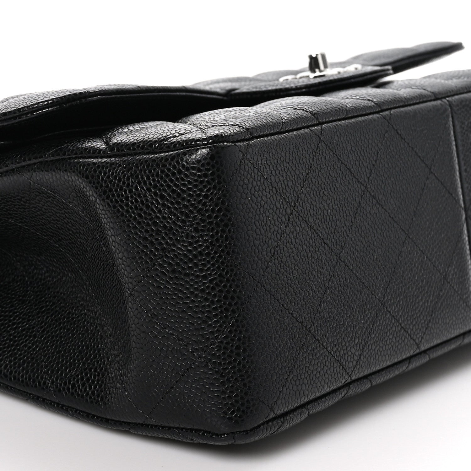 Chanel Caviar Quilted Jumbo Double Flap Black 9 of 11