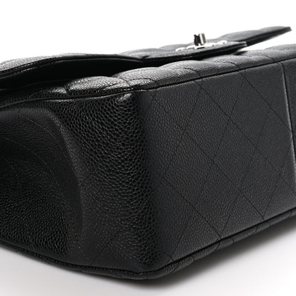 Chanel Caviar Quilted Jumbo Double Flap Black 9 of 11