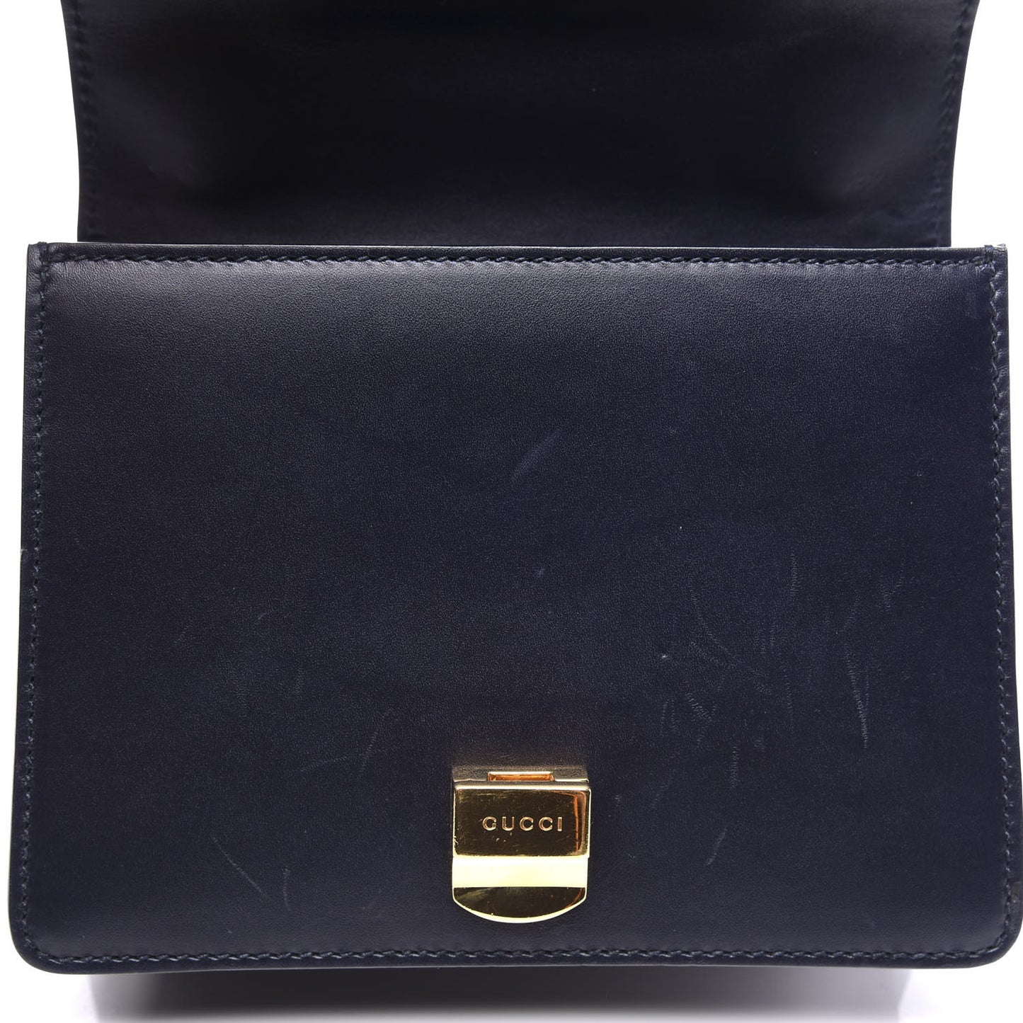 Calfskin Mini Sylvie Chain Shoulder Bag Black