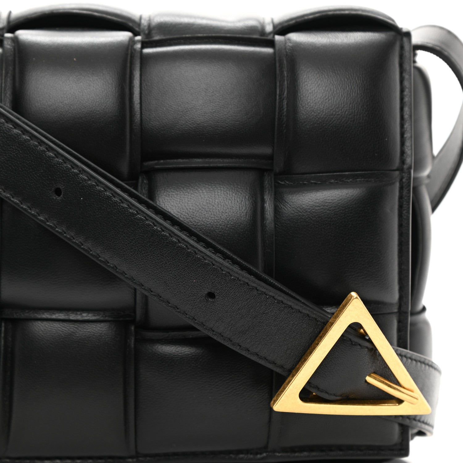Bottega Veneta Nappa Maxi Intreccio Padded Cassette Crossbody Bag Black 8 of 11