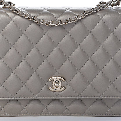 Chanel Lambskin Quilted Fantasy Pearl Flap Light Gold 10 of 11