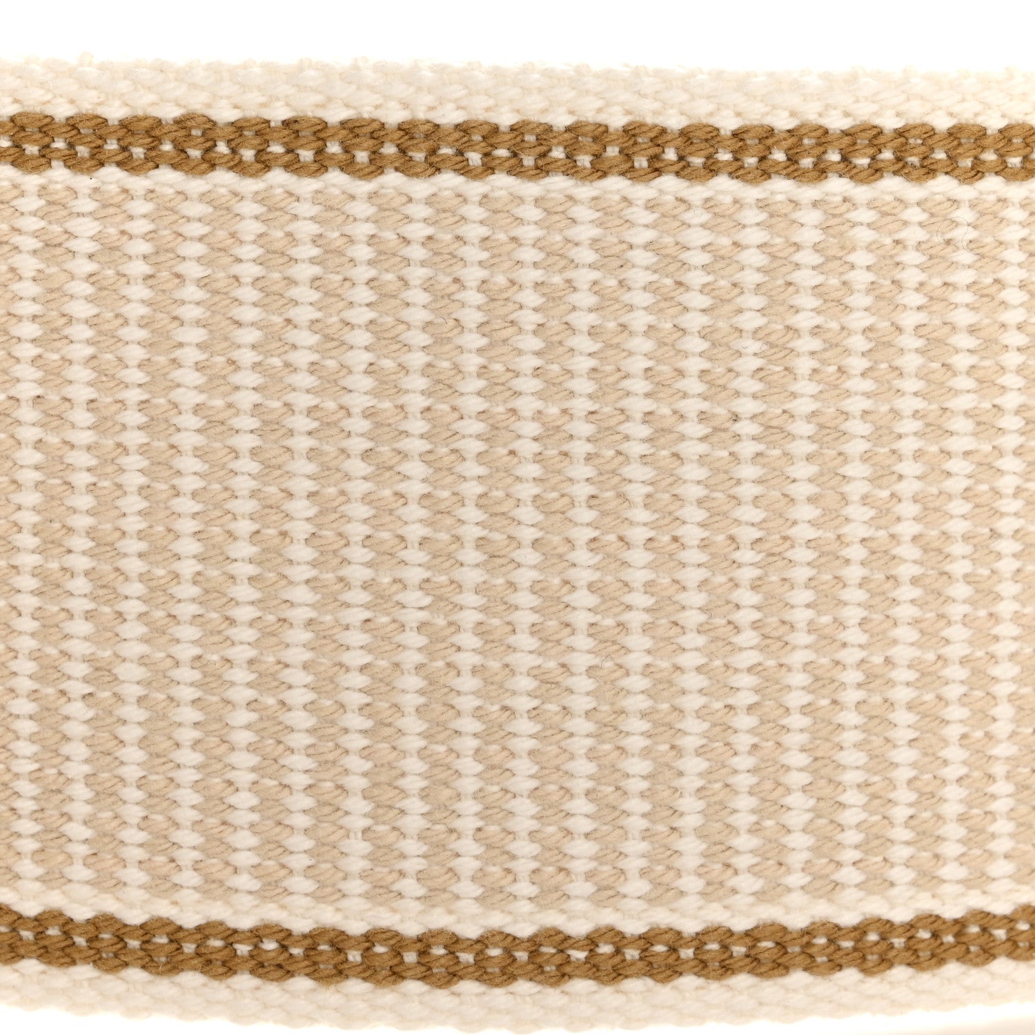 Fendi Cannete Ribbon Poly Vitello Century Logo Adjustable Strap You White Garza Ecru 4 of 6