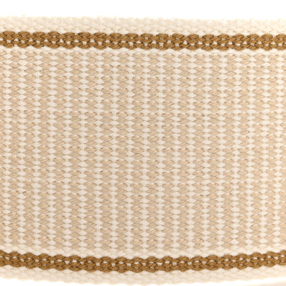 Fendi Cannete Ribbon Poly Vitello Century Logo Adjustable Strap You White Garza Ecru 4 of 6