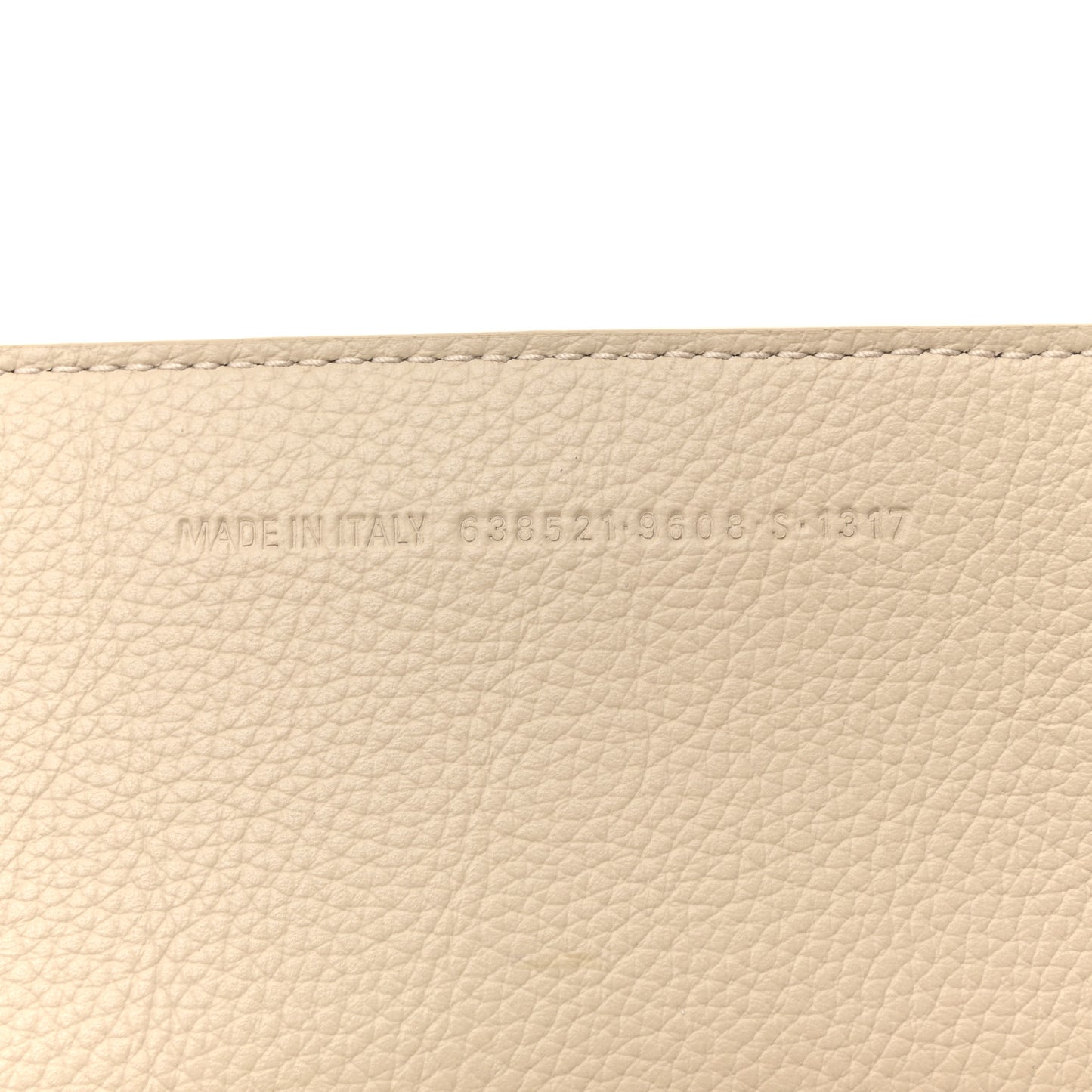 Grained Calfskin Neo Classic Silver Hardware S City Cream