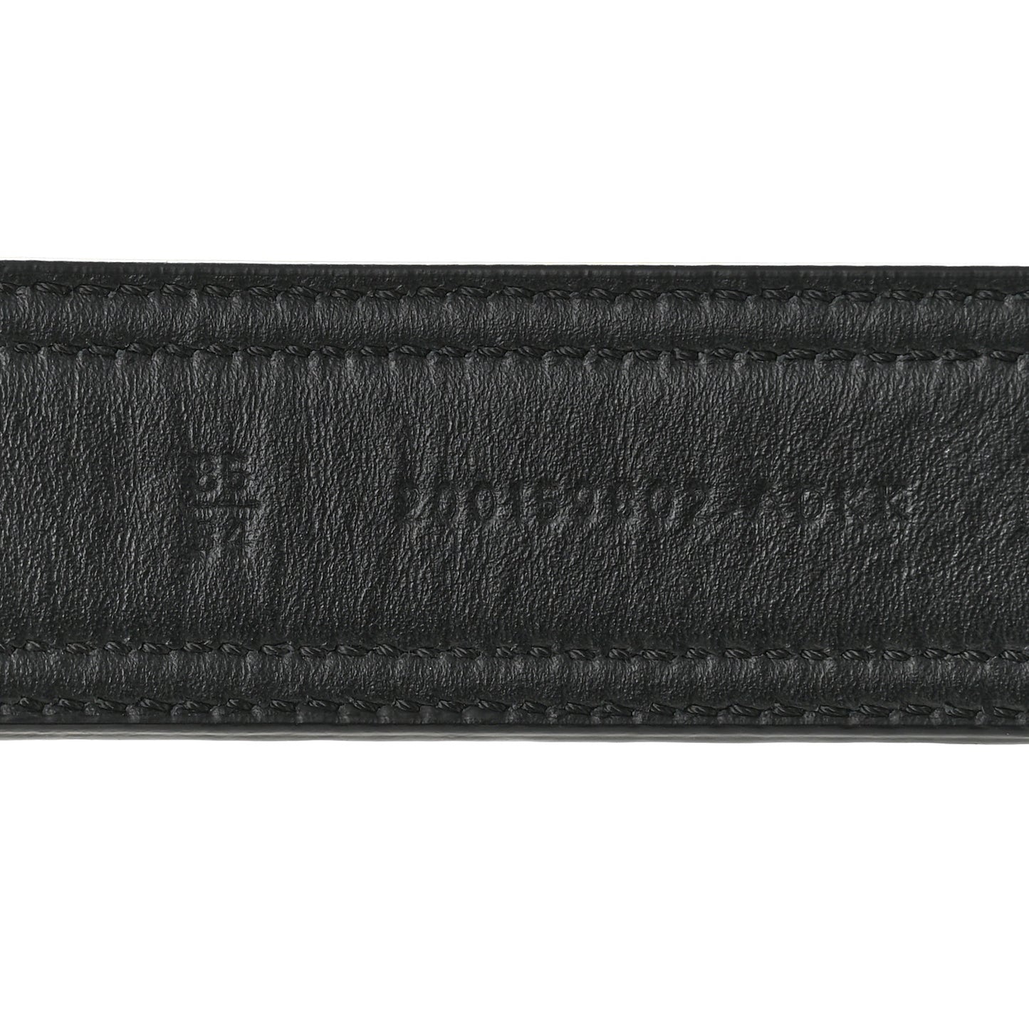 Canvas Calfskin Baguette Belt 85 34 Black Brown