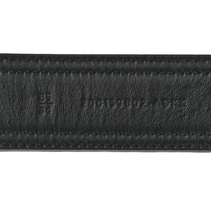 Fendi Canvas Calfskin Baguette Belt 85 34 Black Brown 6 of 6