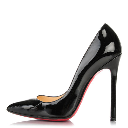 Christian Louboutin Patent Pigalle 120 Pumps 35 Black 1 of 7