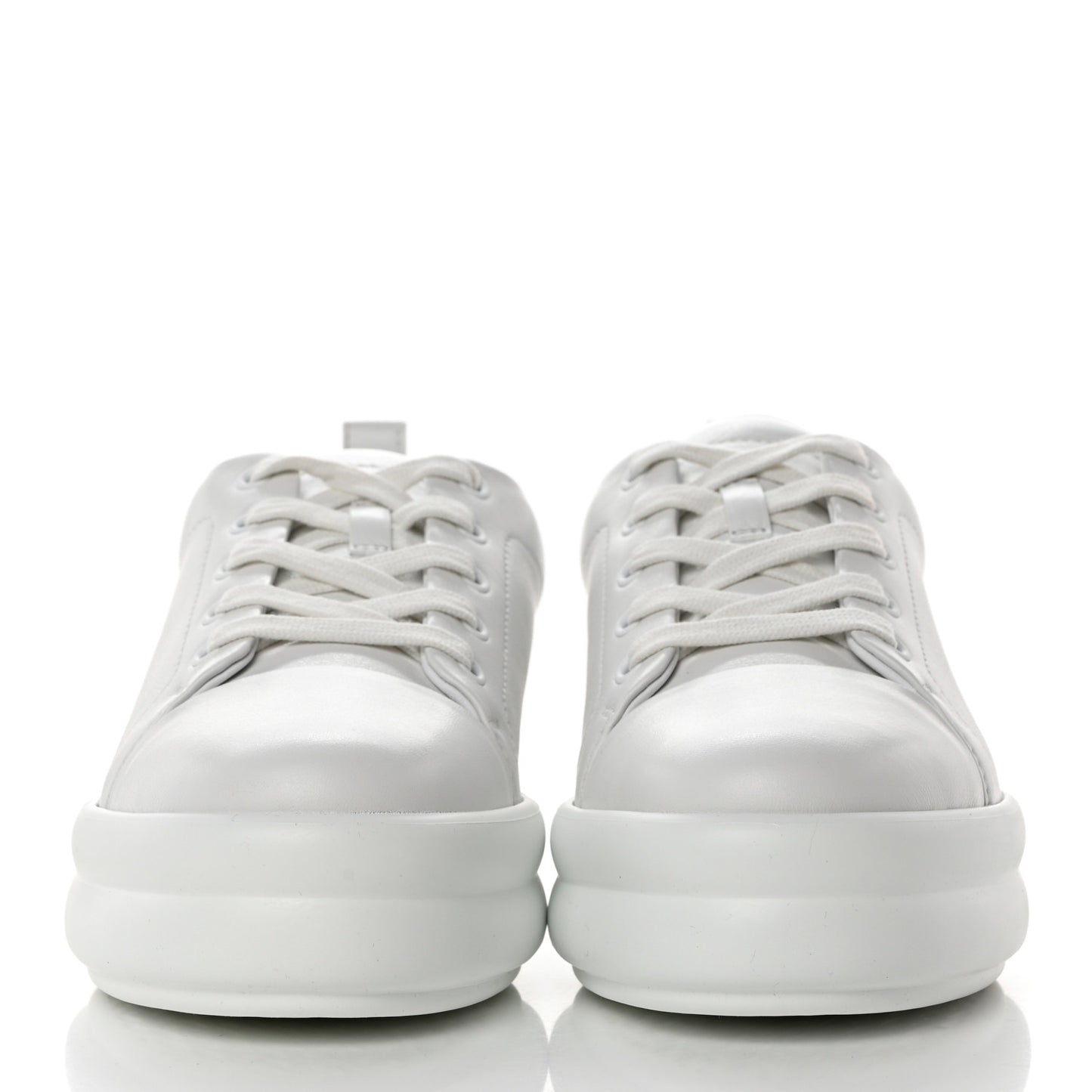 Calfskin Happy Sneakers 36 White