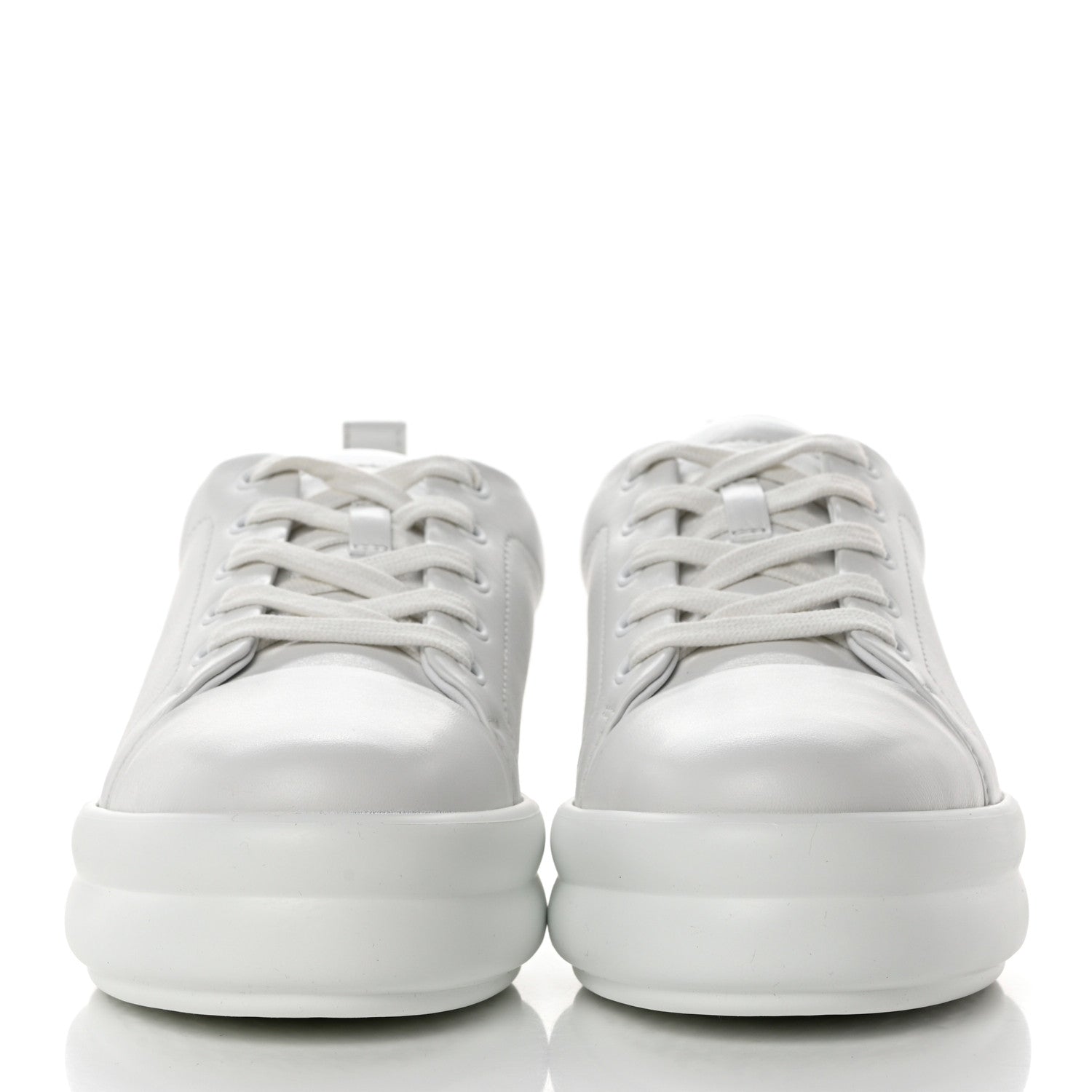 Hermes Calfskin Happy Sneakers 36 White 2 of 8