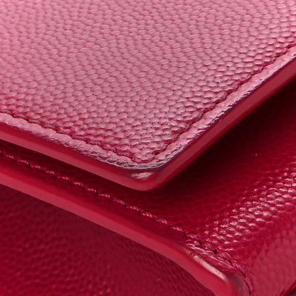 Saint Laurent Grain De Poudre Small Monogram Kate Satchel Bubblegum 13 of 22