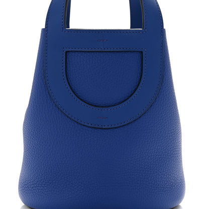 Hermes Taurillon Clemence Swift In-The-Loop 18 Bag Bleu Royal 8 of 11