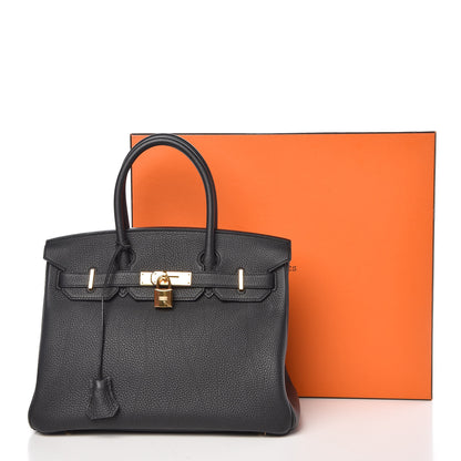 Hermes Togo Birkin 30 Plomb 36 of 36