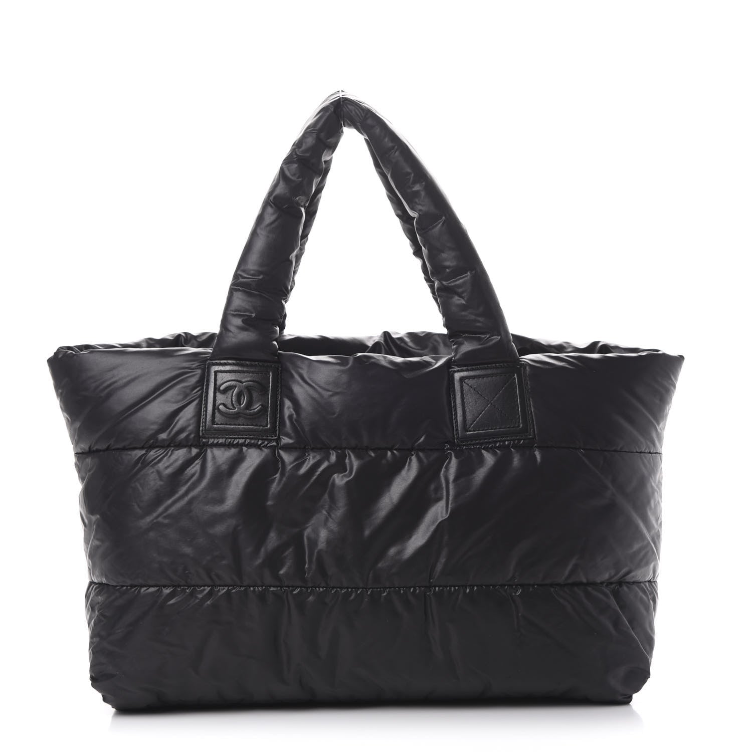Chanel Nylon Quilted Large Coco Cocoon Tote Black 1 of 9