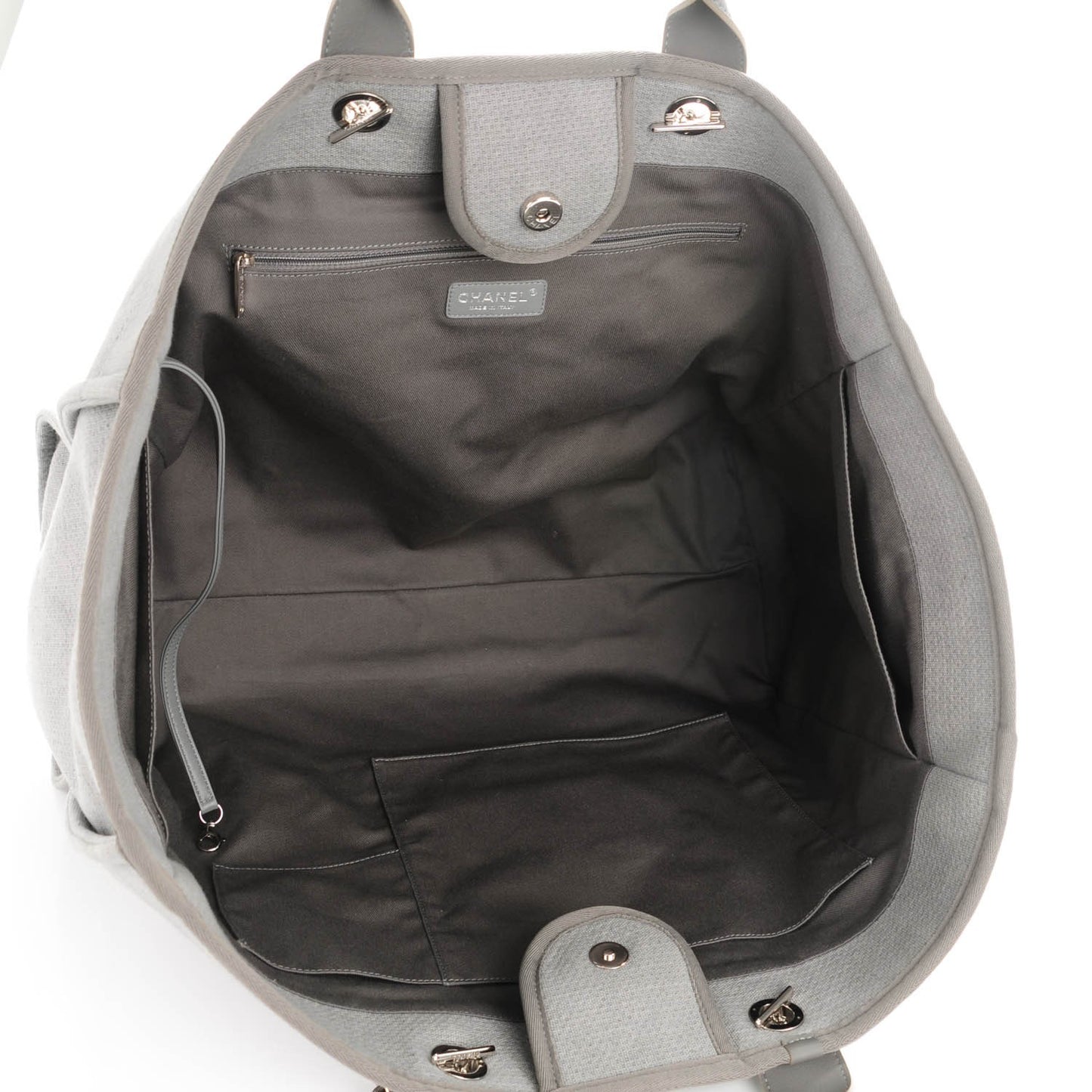 Canvas Deauville Extra Large Tote Grey