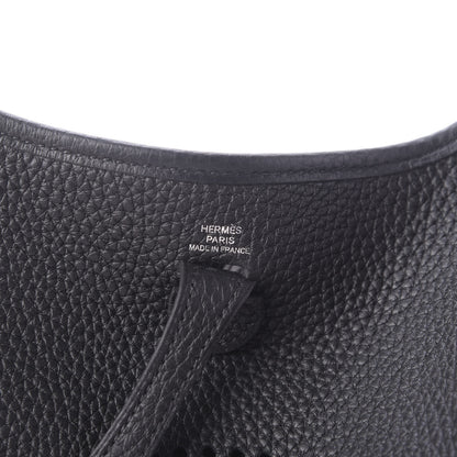 Hermes Taurillon Clemence Evelyne TPM Black 8 of 9