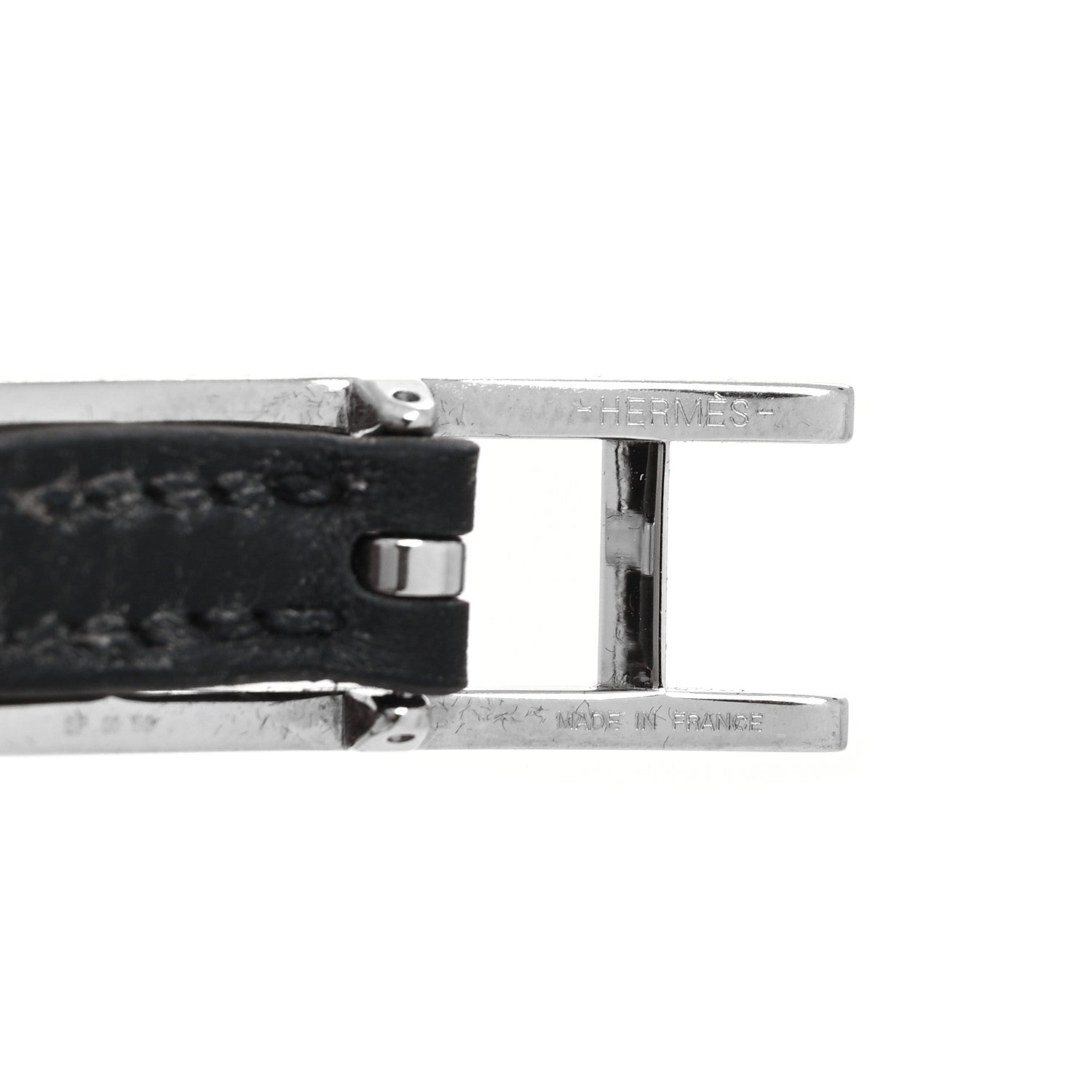 Hermes Epsom Behapi Single Tour Bracelet T4 Black 4 of 6