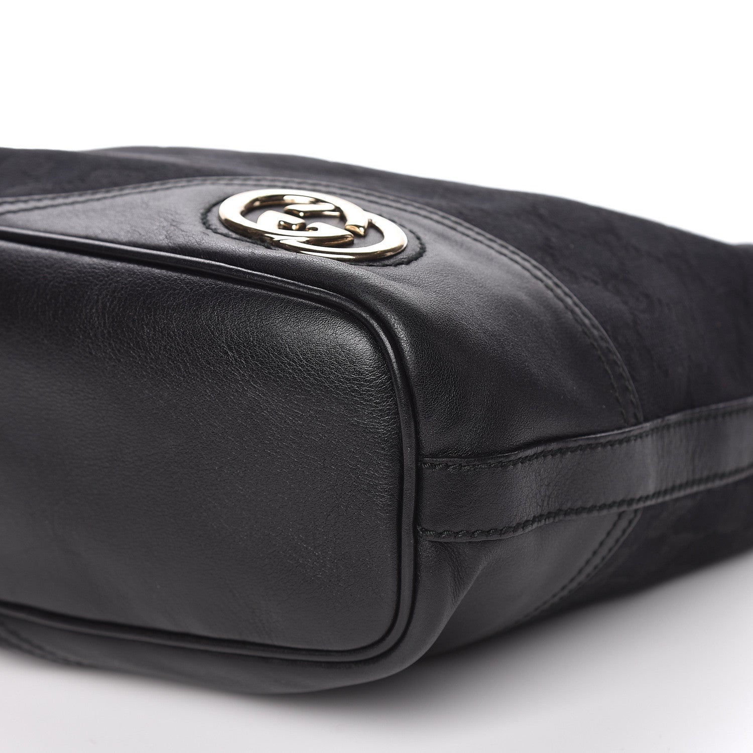 Gucci Monogram New Britt Shoulder Bag Black 9 of 10