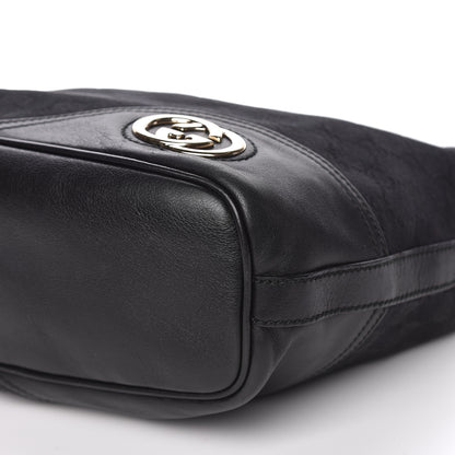Gucci Monogram New Britt Shoulder Bag Black 9 of 10