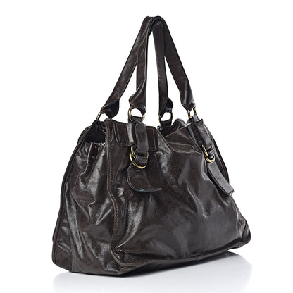 Chloe Calfskin Large Bay Tote Brown 3 of 11