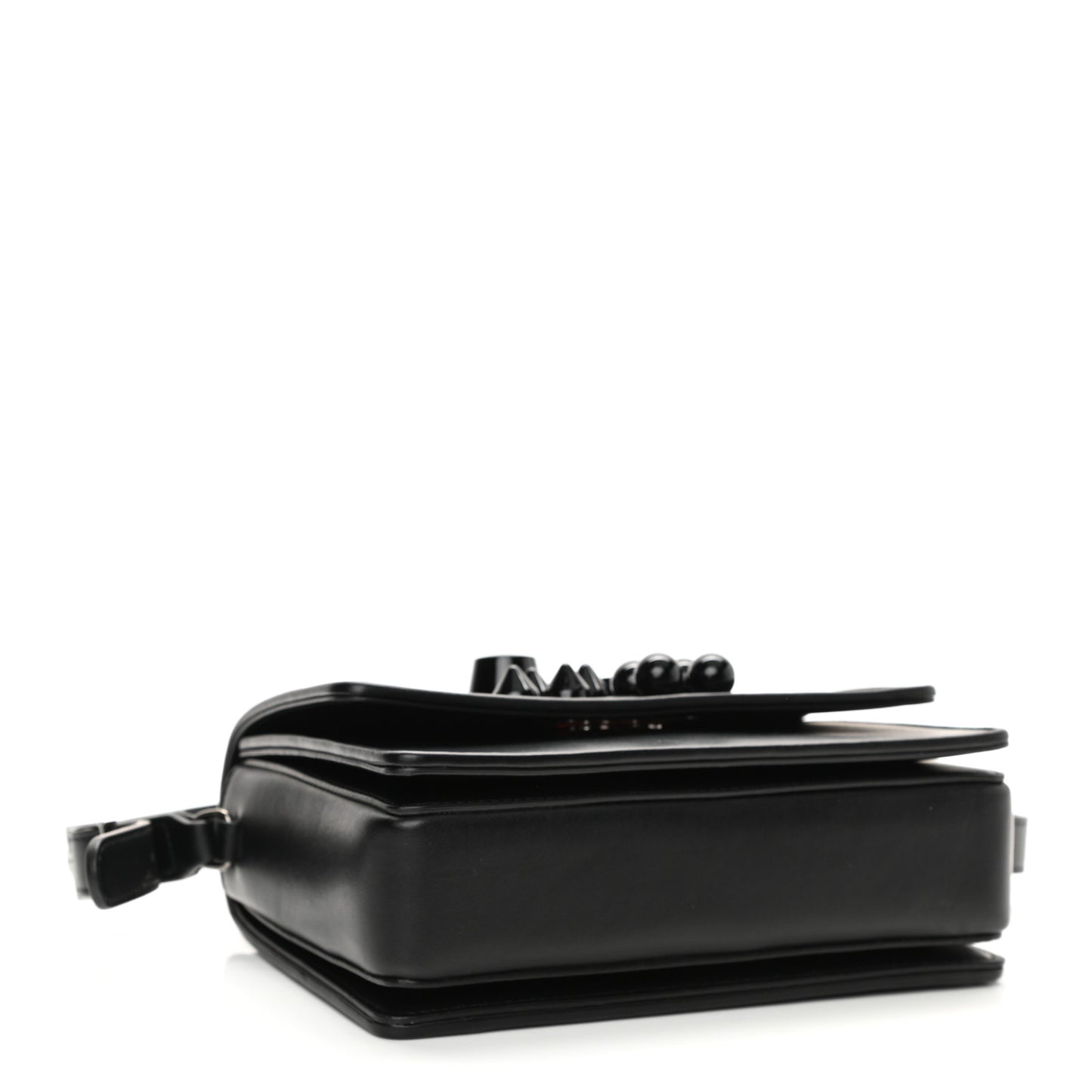 Calfskin Studded Carasky Crossbody Bag Black