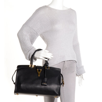 Saint Laurent Calfskin Medium Classic Cabas Y Bag Black 2 of 10
