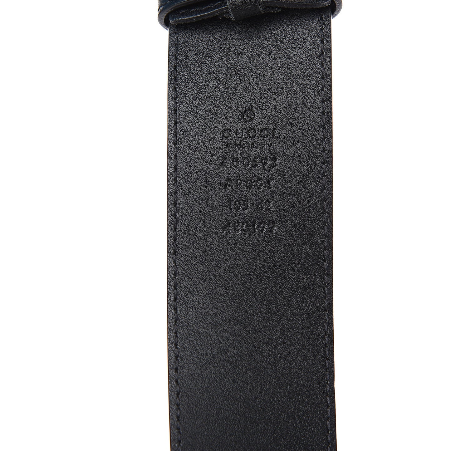 Calfskin Double G 40mm Belt 105 42 Black