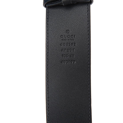 Gucci Calfskin Double G 40mm Belt 105 42 Black 4 of 5