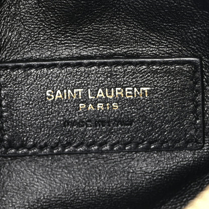 Saint Laurent Lambskin Quilted Gaby Zipped Pouch Black 6 of 10