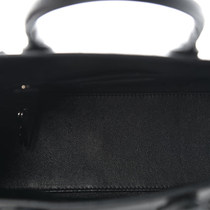 Saint Laurent Calfskin Crocodile Embossed Nano Sac De Jour Black 4 of 5