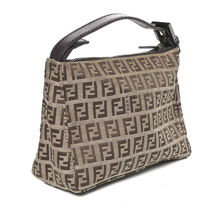 Fendi Zucchino Mini Pochette Tobacco Moro 2 of 10