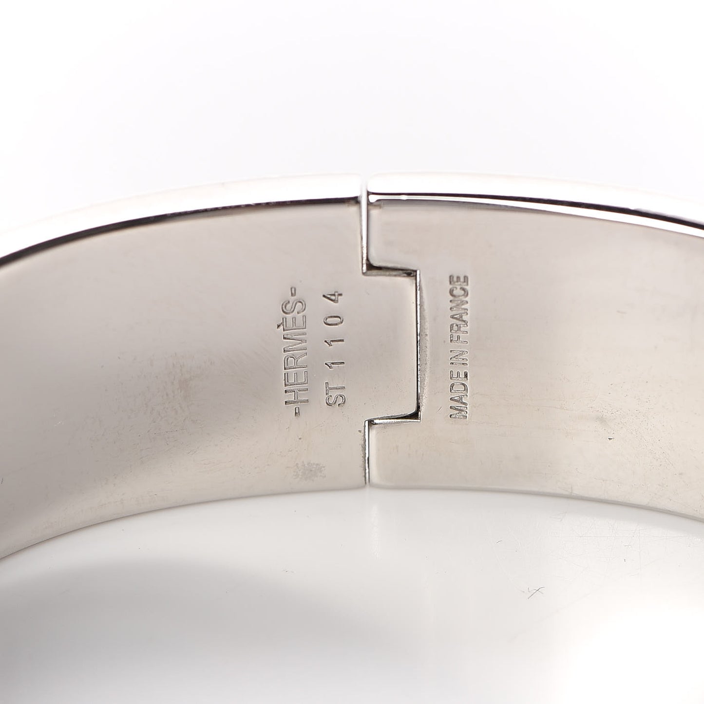 Enamel Wide Clic Clac H Bracelet GM Black