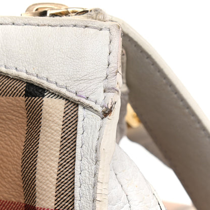 Burberry Haymarket Check Small Gladstone White 26 of 41
