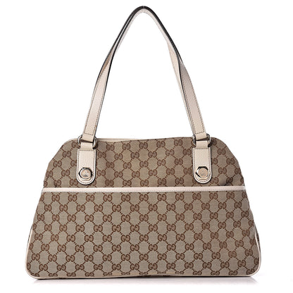 Gucci Monogram Medium Charmy Shoulder Bag Off White 1 of 13