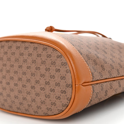 Gucci X DISNEY Mini Vintage GG Supreme Monogram Bucket Bag Beige Vintage Sun Oil 10 of 12