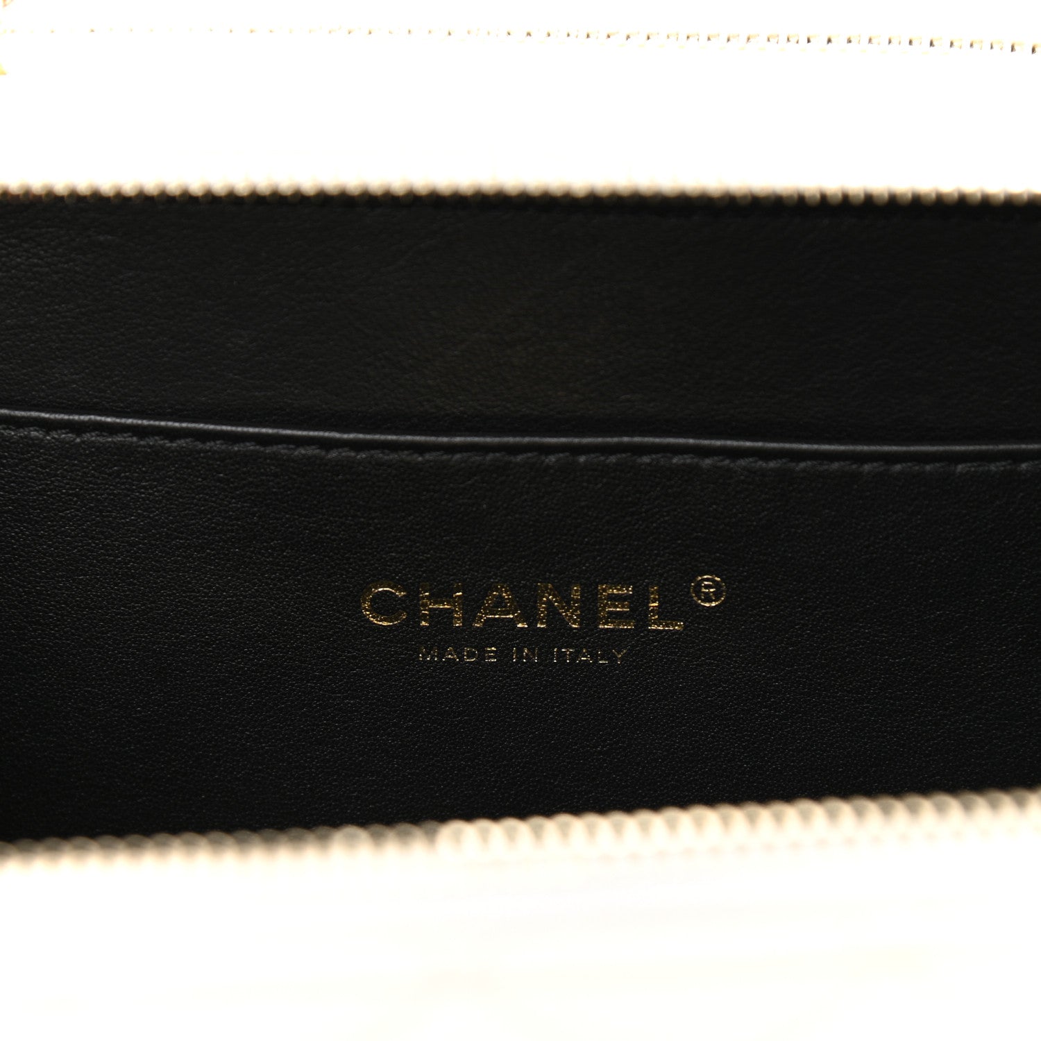 Chanel Caviar Quilted Small Pick Me Up Vanity Case White 7 of 10