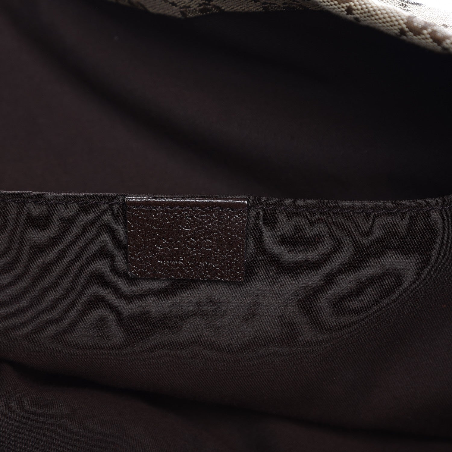 Gucci GG Monogram Medium Web Handle Vertical Tote Dark Brown 6 of 10