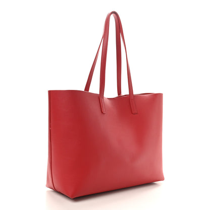 Saint Laurent Calfskin Large Shopping Tote Rouge Eros 4 of 11