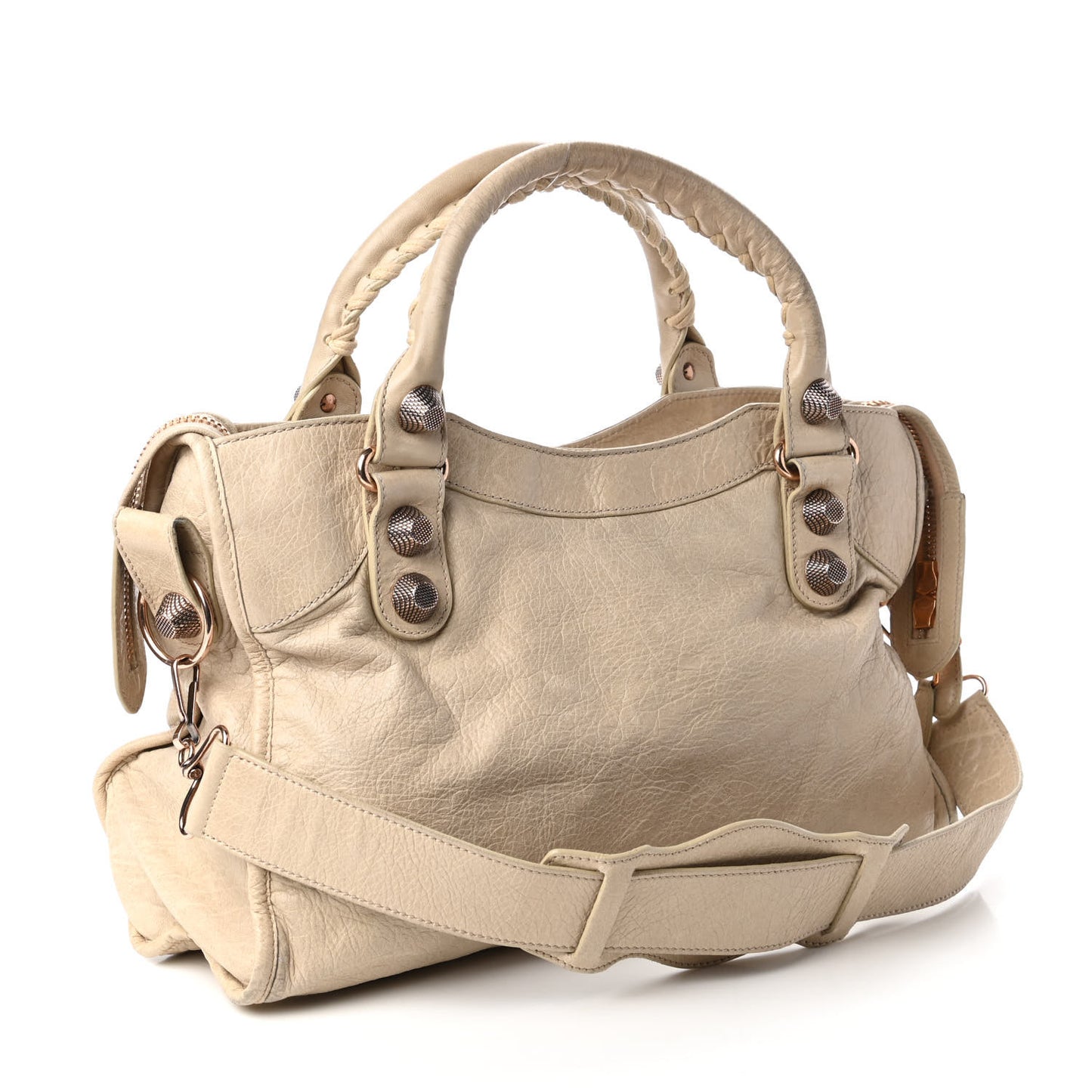 Agneau Giant 21 Rose Gold Hardware City Praline