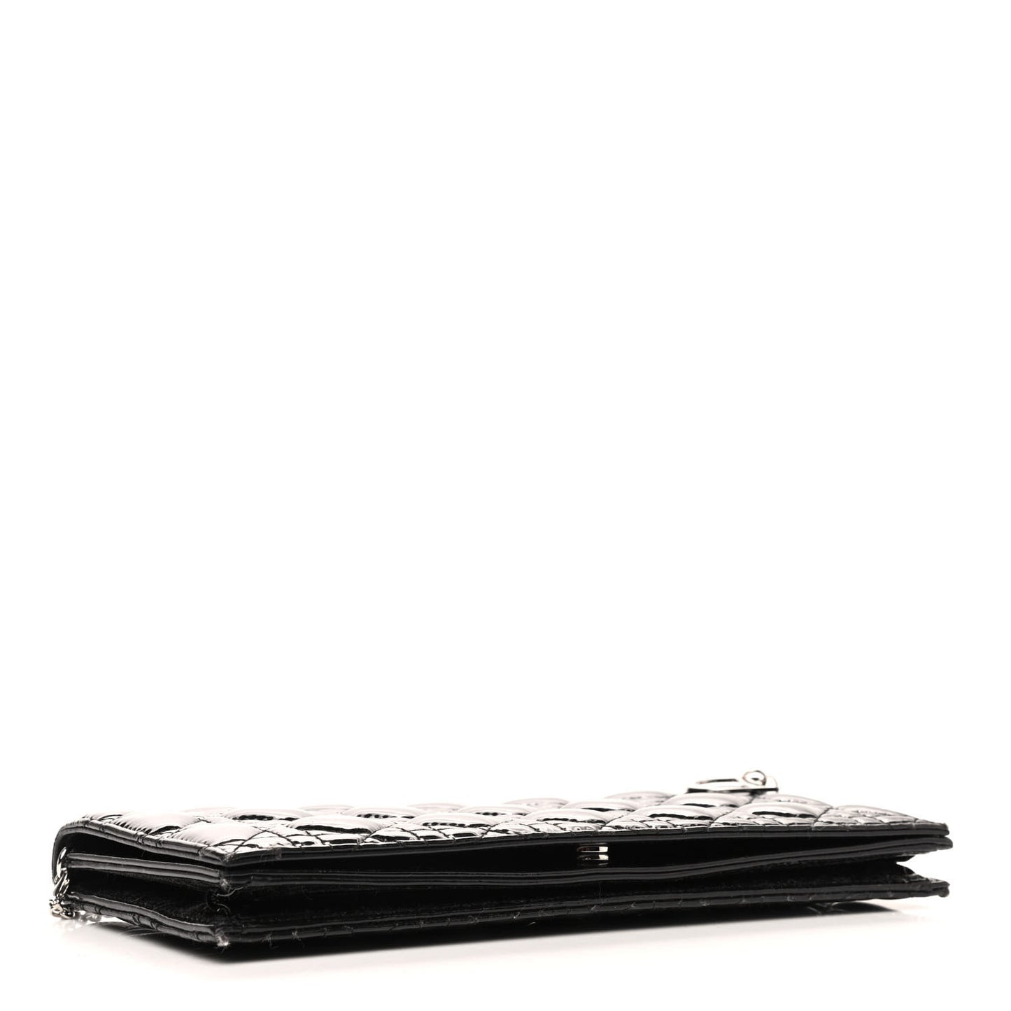 Patent Cannage Lady Dior Convertible Clutch Black