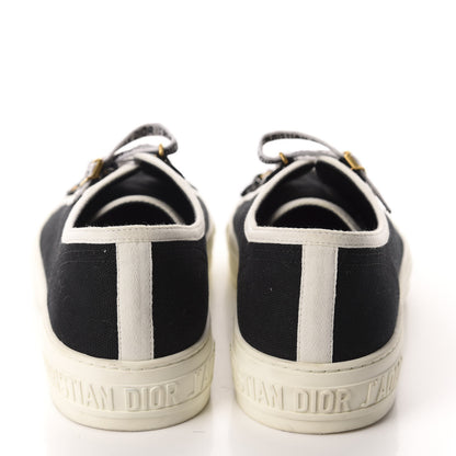Christian Dior Canvas Womens Walk'n Dior Low Top Sneakers 40 Black 5 of 10